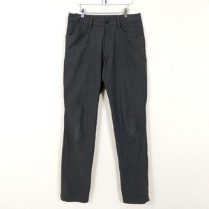 Lululemon Pants Mens 31 x 34 ABC Slim Golf Chino Casual Stretch Black Gray